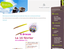 Tablet Screenshot of comitefetes.brocas.fr